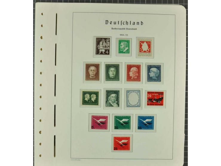 1949/2000 postfrische, ungebrauchte und gestempelte Partie, dabei Posthorn postfrisch sign. Schlegel BPP sowie einmal ungebra
