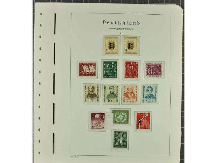 1949/2000 postfrische, ungebrauchte und gestempelte Partie, dabei Posthorn postfrisch sign. Schlegel BPP sowie einmal ungebra