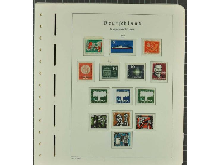 1949/2000 postfrische, ungebrauchte und gestempelte Partie, dabei Posthorn postfrisch sign. Schlegel BPP sowie einmal ungebra