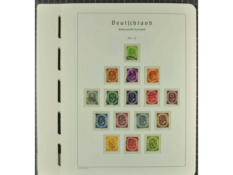 1949/2000 postfrische, ungebrauchte und gestempelte Partie, dabei Posthorn postfrisch sign. Schlegel BPP sowie einmal ungebra