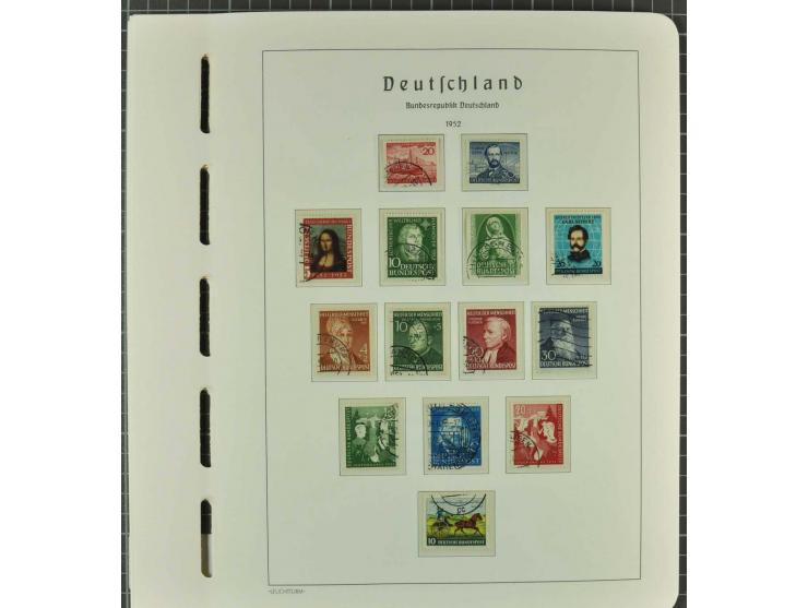 1949/2000 postfrische, ungebrauchte und gestempelte Partie, dabei Posthorn postfrisch sign. Schlegel BPP sowie einmal ungebra