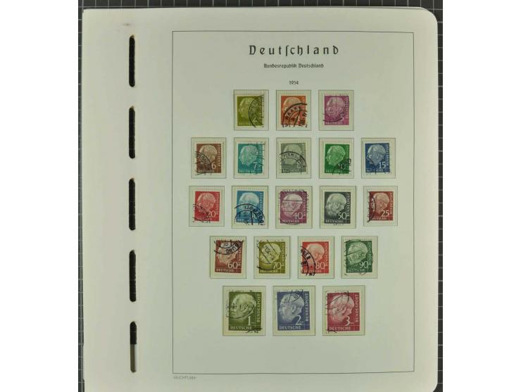 1949/2000 postfrische, ungebrauchte und gestempelte Partie, dabei Posthorn postfrisch sign. Schlegel BPP sowie einmal ungebra
