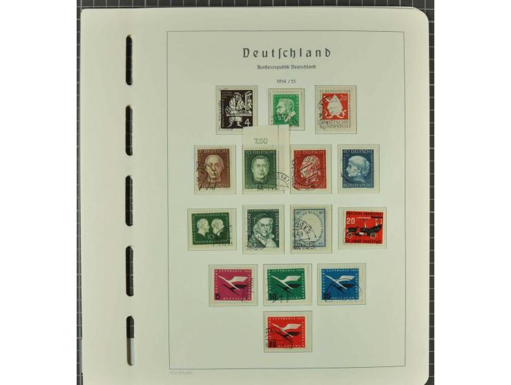1949/2000 postfrische, ungebrauchte und gestempelte Partie, dabei Posthorn postfrisch sign. Schlegel BPP sowie einmal ungebra
