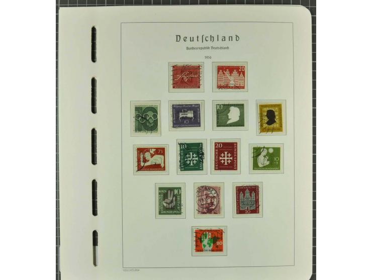 1949/2000 postfrische, ungebrauchte und gestempelte Partie, dabei Posthorn postfrisch sign. Schlegel BPP sowie einmal ungebra