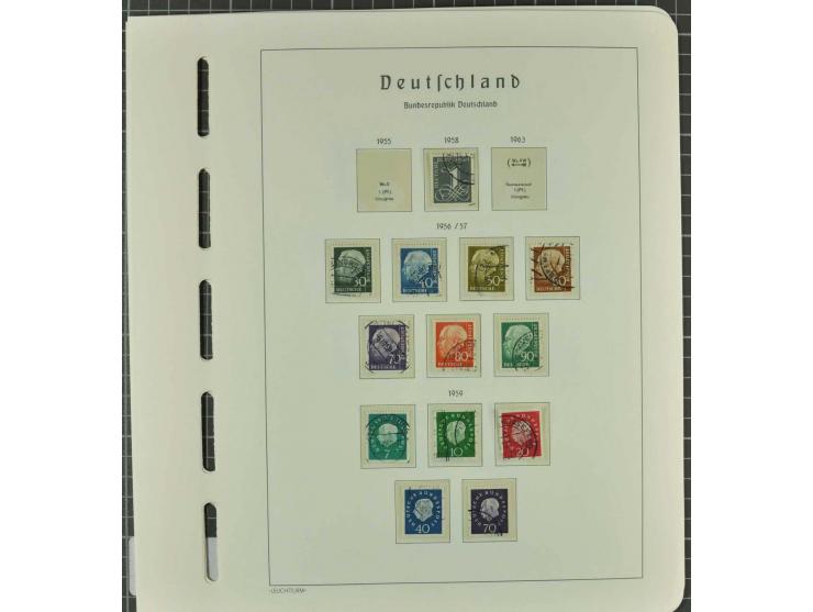 1949/2000 postfrische, ungebrauchte und gestempelte Partie, dabei Posthorn postfrisch sign. Schlegel BPP sowie einmal ungebra