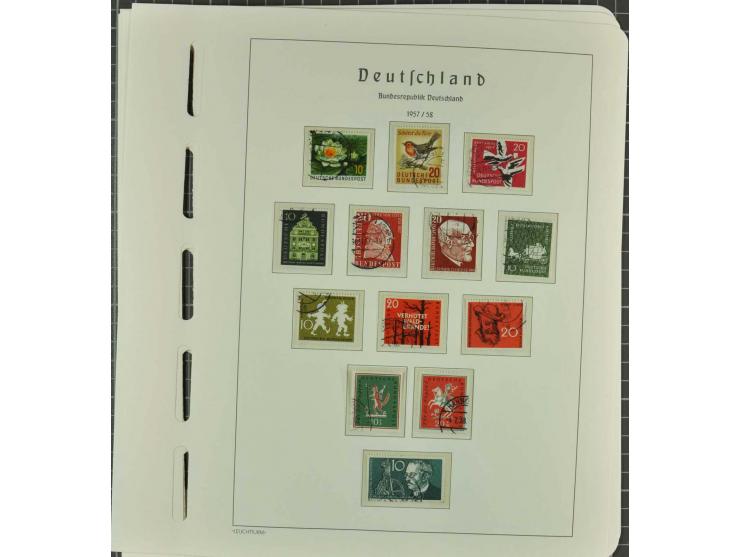 1949/2000 postfrische, ungebrauchte und gestempelte Partie, dabei Posthorn postfrisch sign. Schlegel BPP sowie einmal ungebra