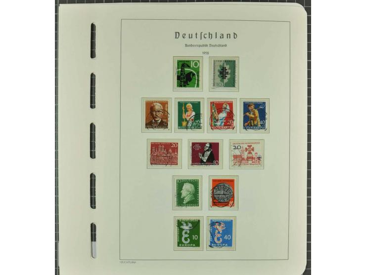 1949/2000 postfrische, ungebrauchte und gestempelte Partie, dabei Posthorn postfrisch sign. Schlegel BPP sowie einmal ungebra
