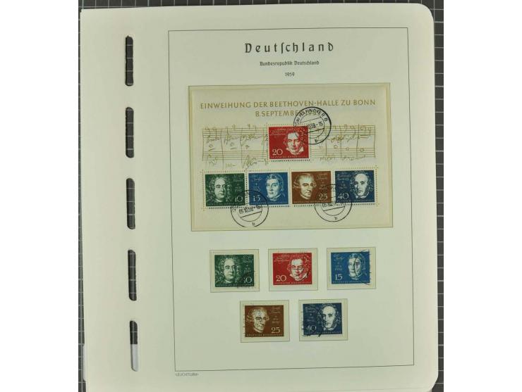 1949/2000 postfrische, ungebrauchte und gestempelte Partie, dabei Posthorn postfrisch sign. Schlegel BPP sowie einmal ungebra