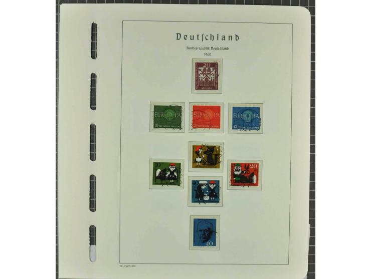 1949/2000 postfrische, ungebrauchte und gestempelte Partie, dabei Posthorn postfrisch sign. Schlegel BPP sowie einmal ungebra