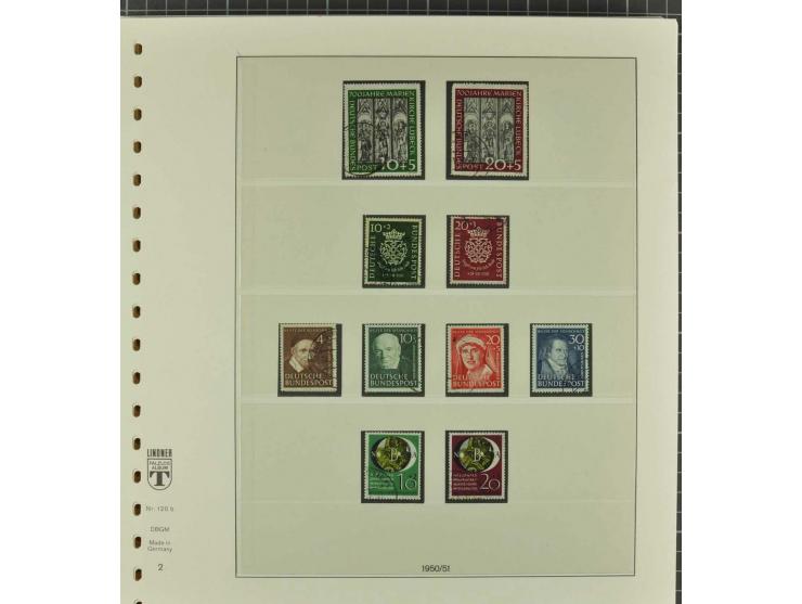 1949/2000 postfrische, ungebrauchte und gestempelte Partie, dabei Posthorn postfrisch sign. Schlegel BPP sowie einmal ungebra