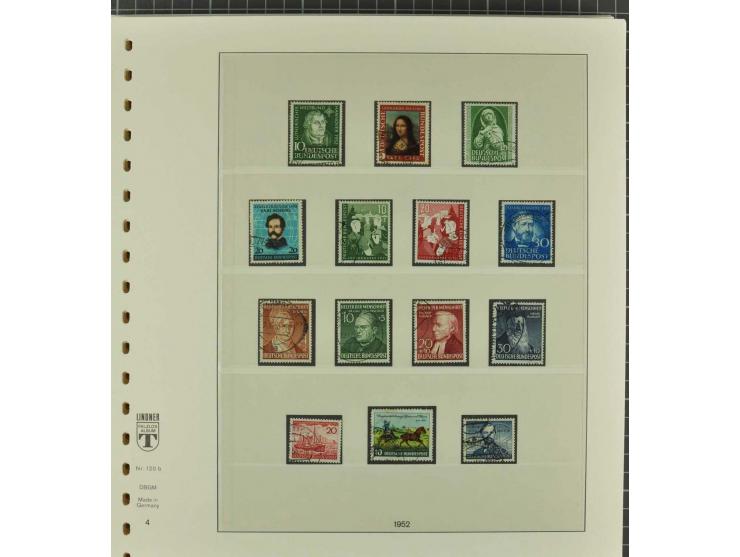 1949/2000 postfrische, ungebrauchte und gestempelte Partie, dabei Posthorn postfrisch sign. Schlegel BPP sowie einmal ungebra