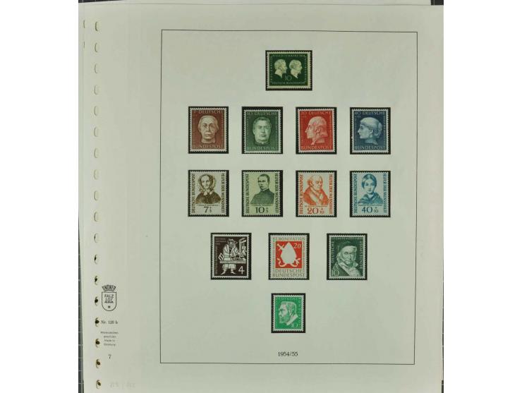 1949/2000 postfrische, ungebrauchte und gestempelte Partie, dabei Posthorn postfrisch sign. Schlegel BPP sowie einmal ungebra
