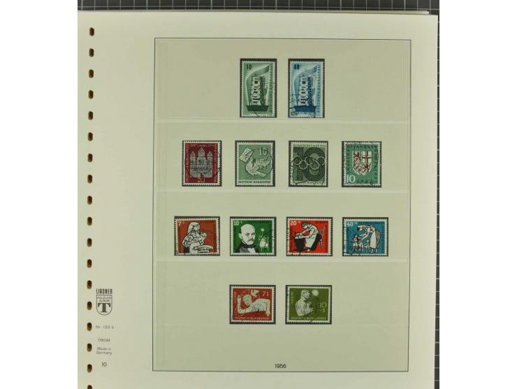 1949/2000 postfrische, ungebrauchte und gestempelte Partie, dabei Posthorn postfrisch sign. Schlegel BPP sowie einmal ungebra