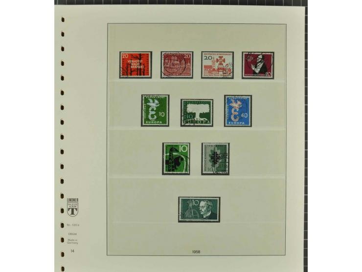 1949/2000 postfrische, ungebrauchte und gestempelte Partie, dabei Posthorn postfrisch sign. Schlegel BPP sowie einmal ungebra