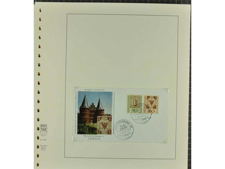 1949/2000 postfrische, ungebrauchte und gestempelte Partie, dabei Posthorn postfrisch sign. Schlegel BPP sowie einmal ungebra