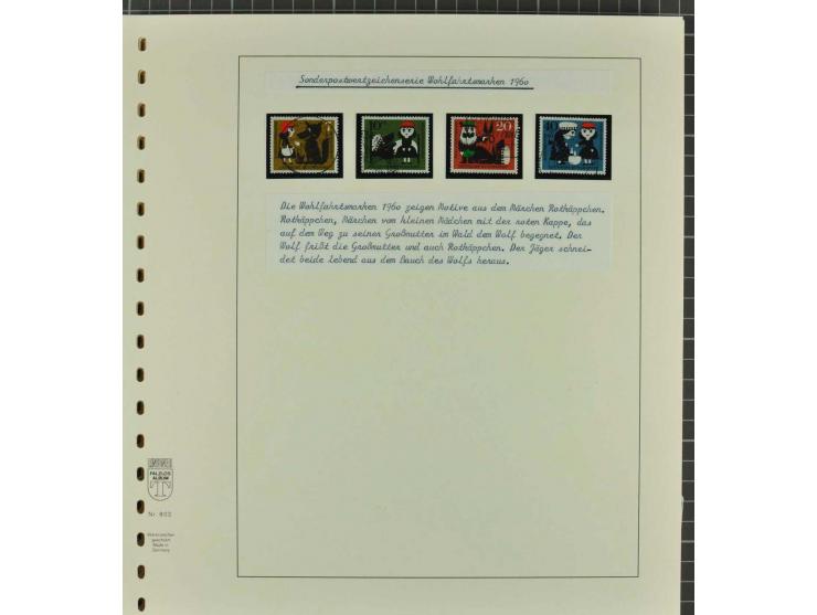 1949/2000 postfrische, ungebrauchte und gestempelte Partie, dabei Posthorn postfrisch sign. Schlegel BPP sowie einmal ungebra