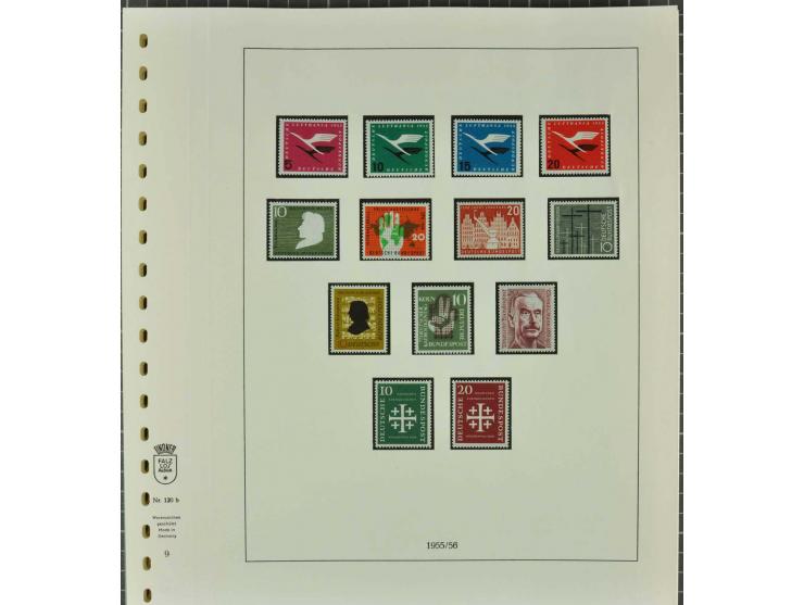 1949/2000 postfrische, ungebrauchte und gestempelte Partie, dabei Posthorn postfrisch sign. Schlegel BPP sowie einmal ungebra