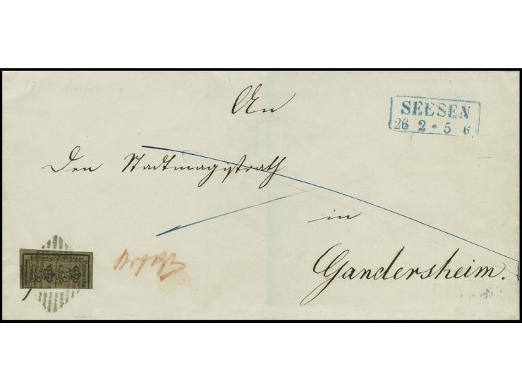 2/4 Gutegroschen auf gelbbraun mit kopfstehendem Wasserzeichen, breitrandig und farbfrisch mit leicht und sauber aufgesetzter