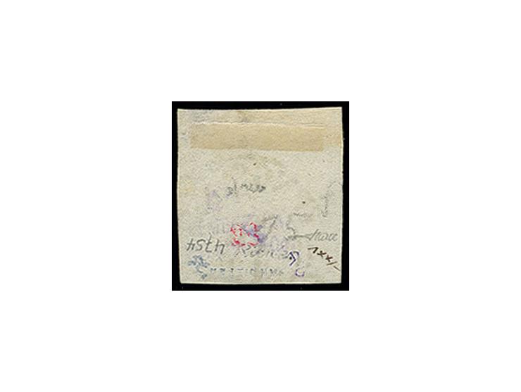 Rosa Merkur, 30 Kr., rechts etwas angeschnitten, sonst voll- bis breitrandig und farbfrisch mit DKr. "ZEITUNGS-EX.... 16/12";