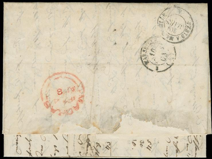 1862/81, sitzende Helvetia , 30 C. zinnober und 60 C. rötlichbronze, beide gut gezähnt, mit EKr. "BASEL 9 MÄRZ 64" auf kpl. F