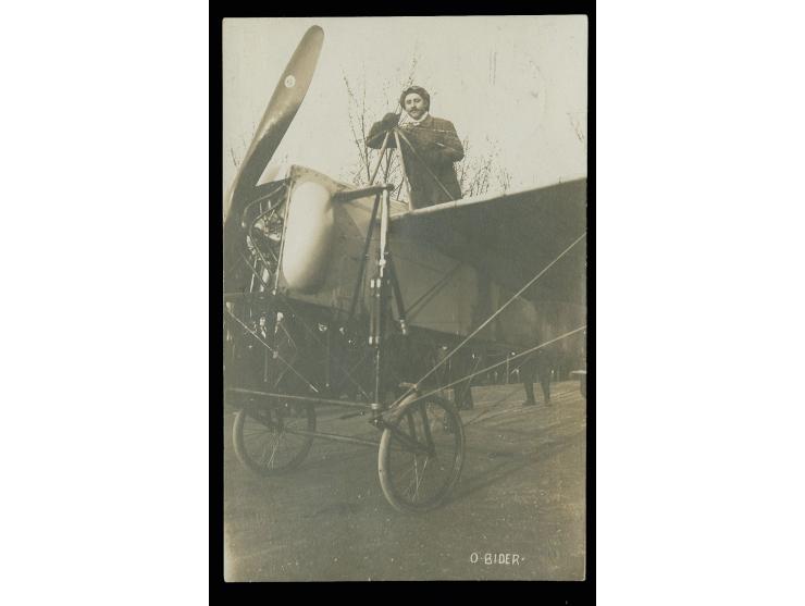 HALBAMTLICHE FLUGPOST: 1913, Aarau-Olten 50 C., entwertet mit schwarzem Messingstempel vom 6.4. auf Sonderkarte, Kabinett (Mi