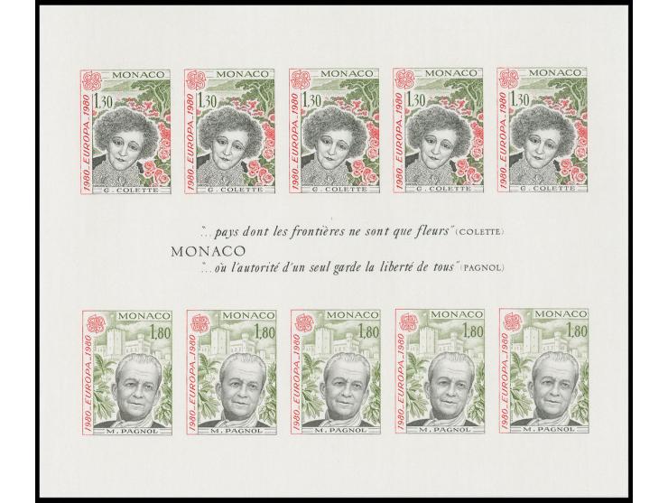1980, Bloc Europa non dentelé, neuf sans charnière (Yvert 18a)