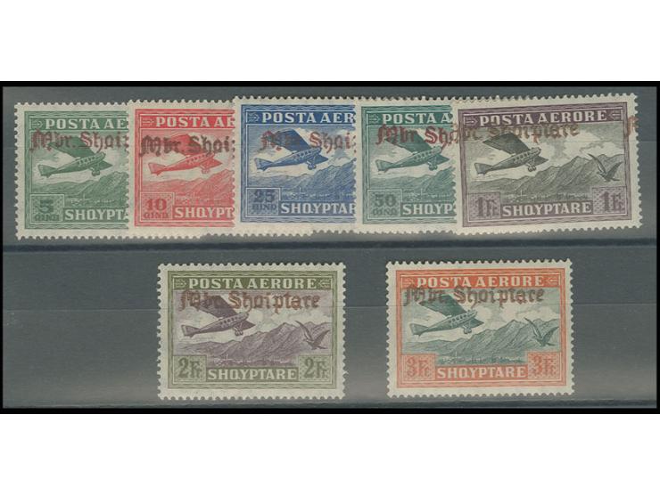 1929, Airmail 5 q.-3 fr., mint, fine, signed Rommerskirchen BPP, ex collection Severin
