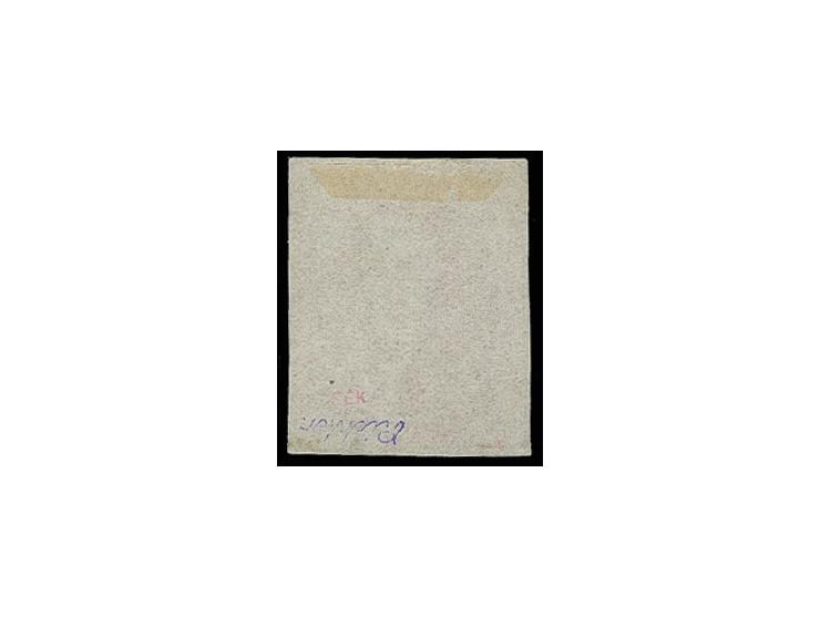  40 c. vermillion, fresh colour, full margins all around, unused without gum, on reverse two small spots, fine and rare, cert