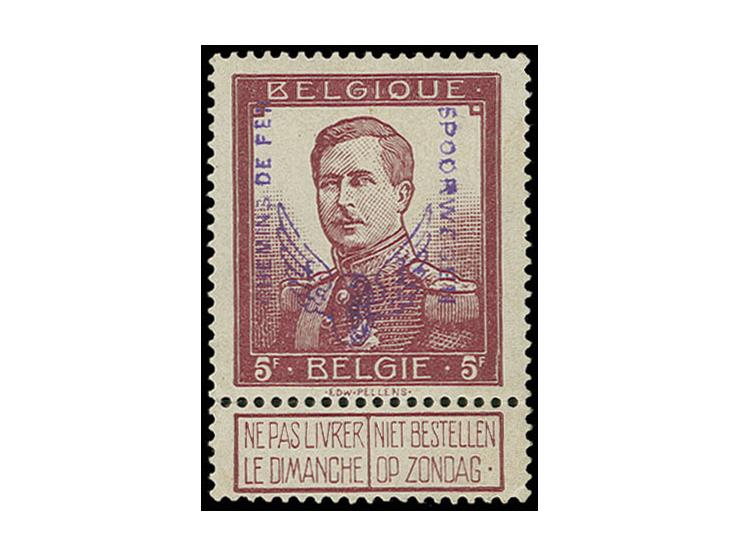 5 Fr., unused, small thin spot, otherwise fine, rare, certificiate Kaiser AIEP, ex collection Severin