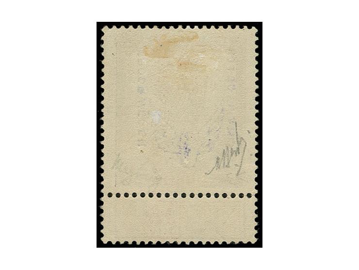 5 Fr., unused, small thin spot, otherwise fine, rare, certificiate Kaiser AIEP, ex collection Severin