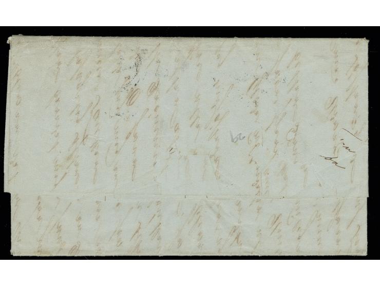 1851, FIRE R.B.S. brown, Ferslew, plate II, horizontal strip of 3 and single stamp, clear in 2 places, otherwise good to wide