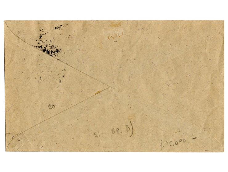 1930, Graf Zeppelin 10 m. with prominent overprint error "1830 instead of 1930", tied by cds. "HELSINKI 24.IX.30" to cover ad