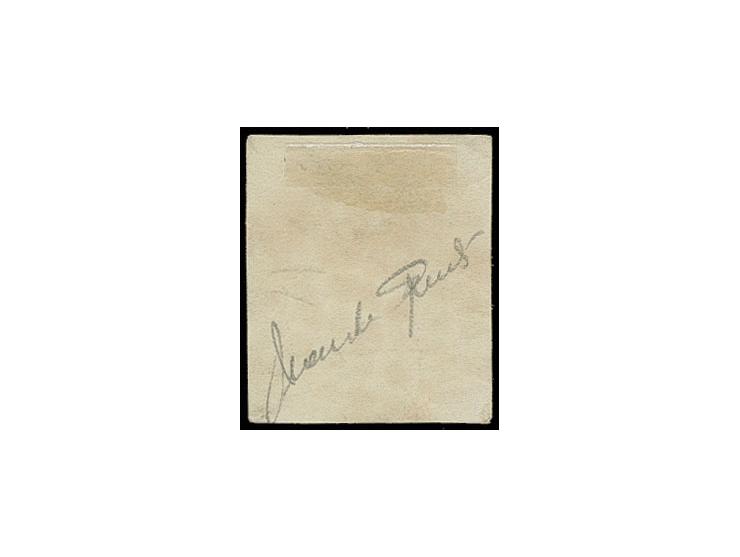 40 c. rose, used, Sperati forgery, fine, signed in pencil
