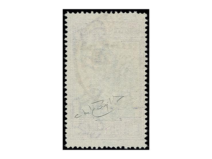 1928, Emanuel Philibert 20 l. violet/black and 10 l.black/rose, used, fine, sign. Raybaudi with certificate (Mi. 690,-)