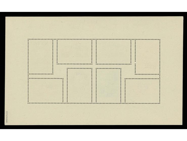 1950, culture souvenir sheet with handstamps "groszy" in type 21, unmounted mint, fine and scarce, certificate Wezranowski