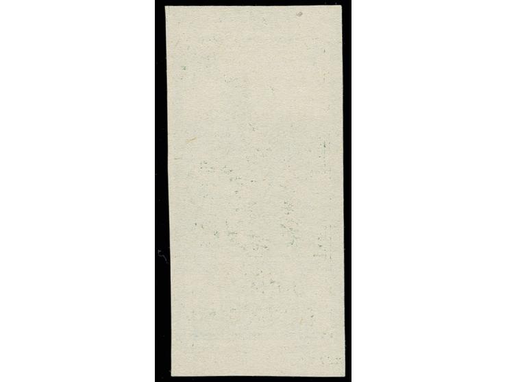 SEMI-POSTAL STAMPS: 1922, Hunger aid in the southeast 6000 r. green with triple print, unused, scarce, fine