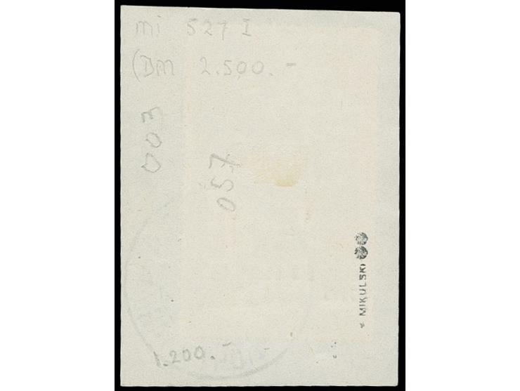 1935, America flight 1 r. with printing error (small f), used on piece, very fine, sign. Mikulski (Mi. 1.800,-)