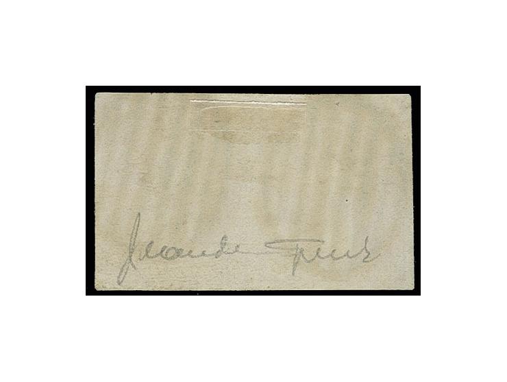 1852, 12 cs.-6r., used, Sperati forgeries, 2 r. two singles and a horizontal pair in different types, fine, signed in pencil