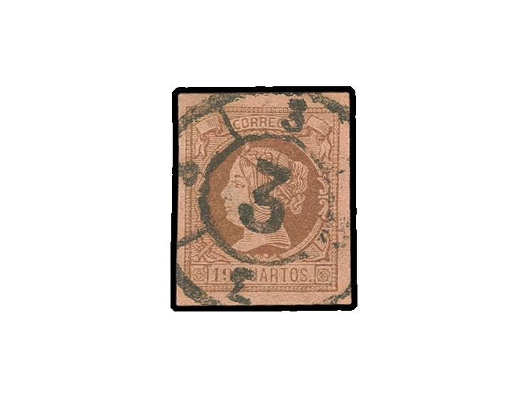  1860, 19 cs. brown on salmon, used, Sperati forgery, fine, signed in pencil