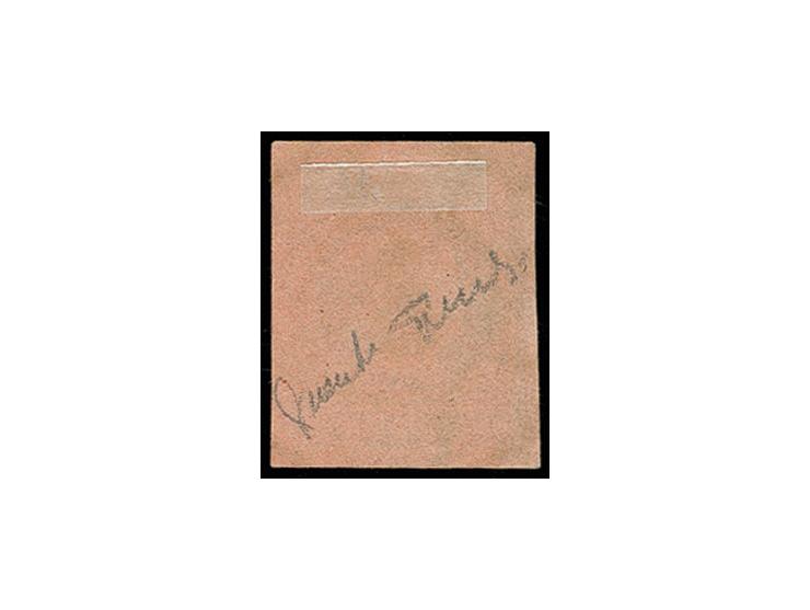  1860, 19 cs. brown on salmon, used, Sperati forgery, fine, signed in pencil