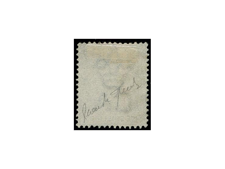 5 s. blue, used, Sperati forgery, fine, signed in pencil