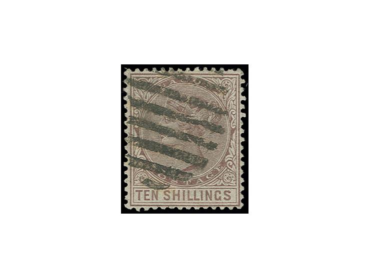 10 s. purple-brown, used, Sperati forgery, fine, signed in pencil