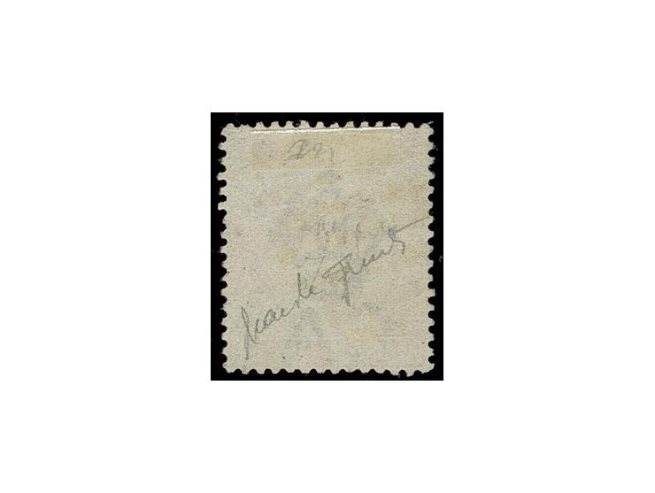 10 s. purple-brown, used, Sperati forgery, fine, signed in pencil