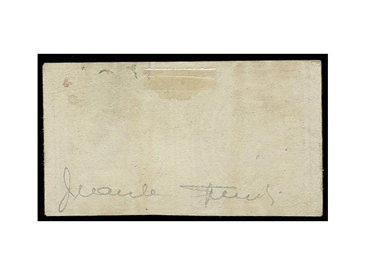 1867, Condor 10 c. brown as horizontal pair, used, Sperati forgery, fine, signed in pencil