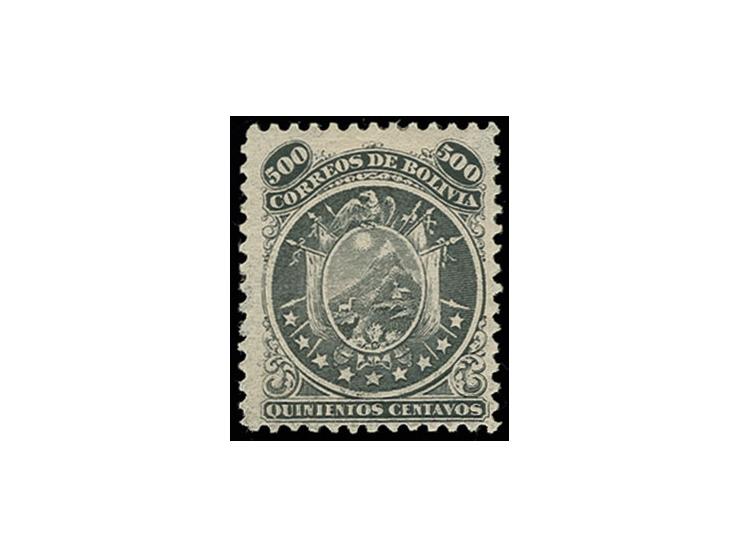 1871, coat of arms 500 c. black, unused with original gum, Sperati forgery, fine, signed in pencil