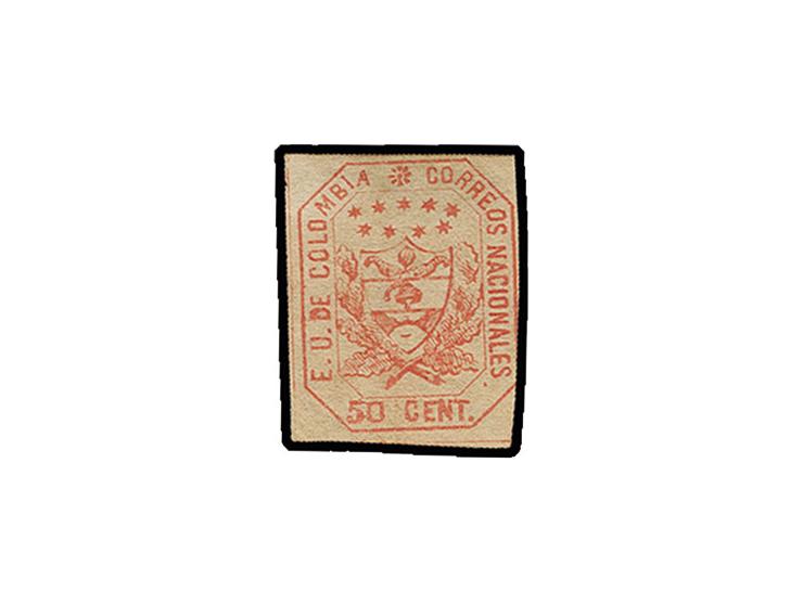 1863, 50 c. red instead of 20 c. red, socalled error of colour, slightly touched at right, otherwise good to wide margins and