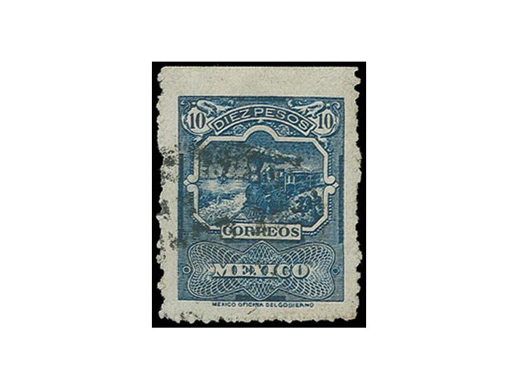 1895, Posttransport 10 p. blue, used, Sperati forgery, fine, signed in pencil