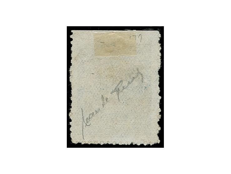 1895, Posttransport 10 p. blue, used, Sperati forgery, fine, signed in pencil
