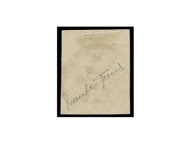 1863, 1 r. violett, used, Sperati forgery, fine, signed in pencil