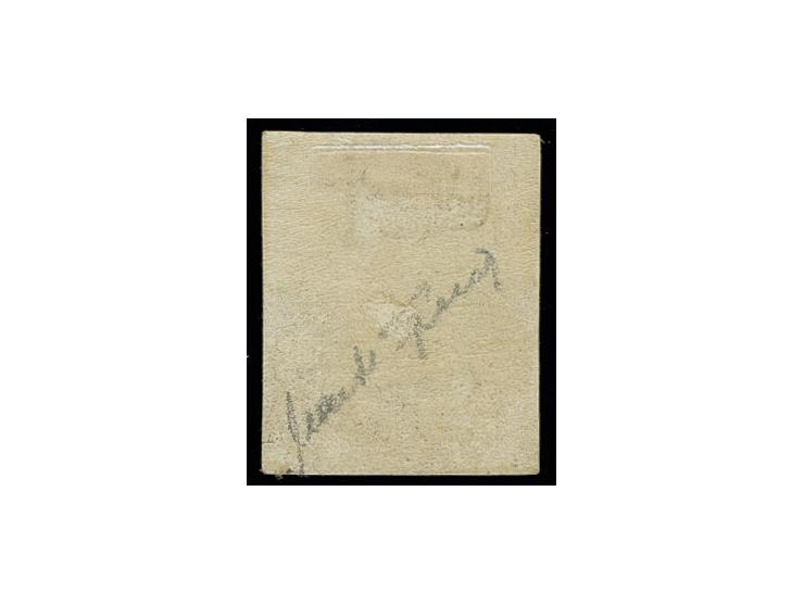  2 r. blue, unused with original gum, Sperati forgery, fine, signed in pencil